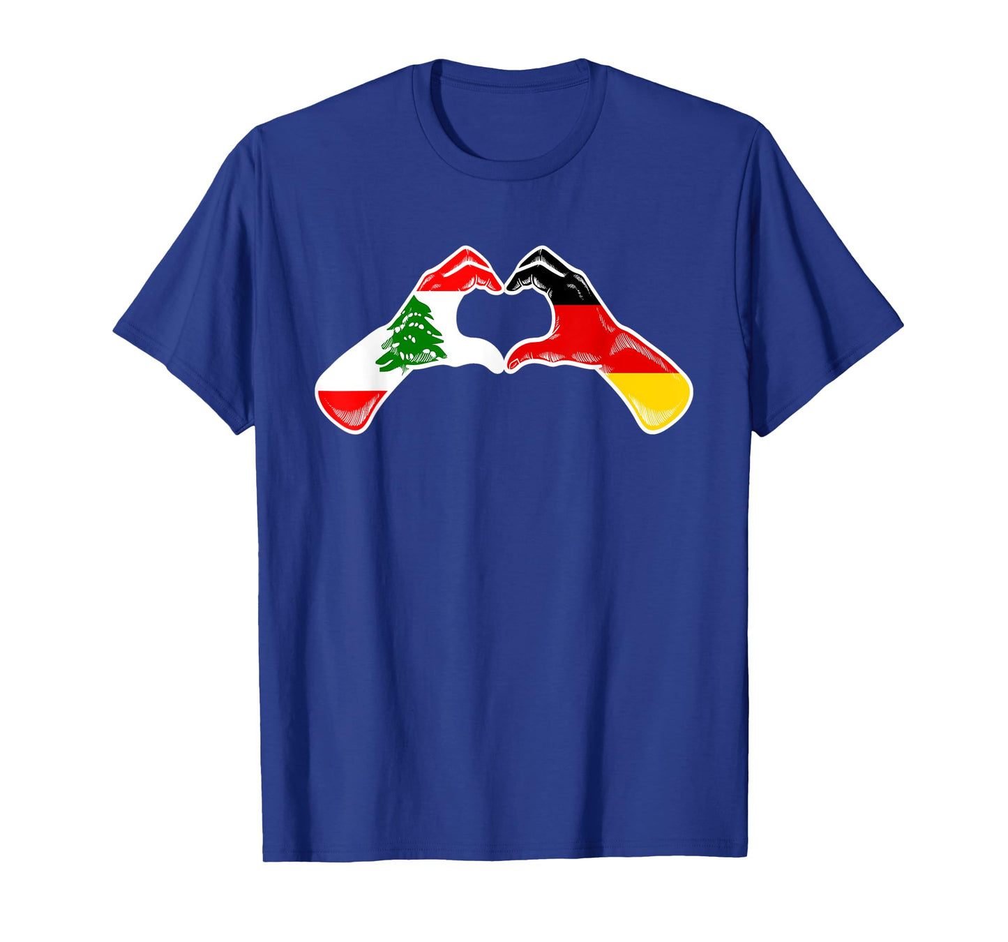 lebanon Germany Flag - lebanese German Heart T-Shirt