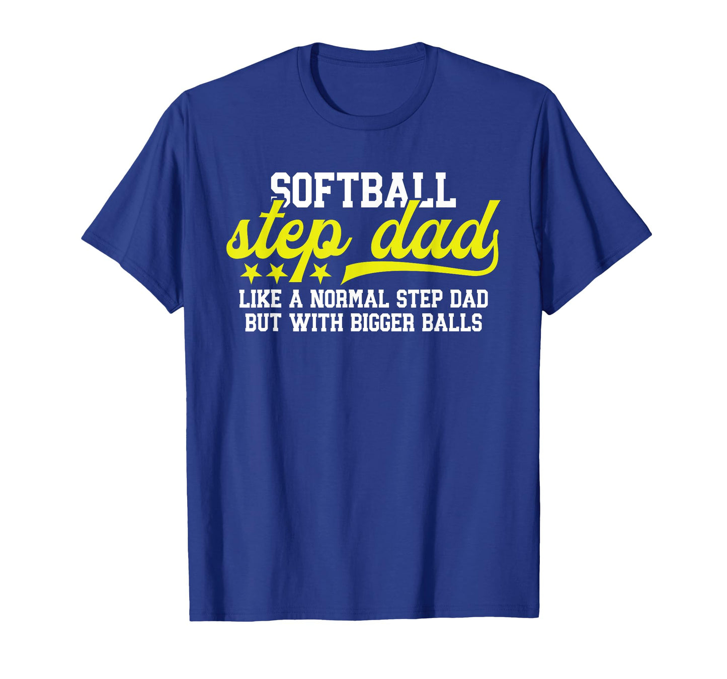 Softball Step Dad Funny Stepdad Of A Softball Player T-Shirt