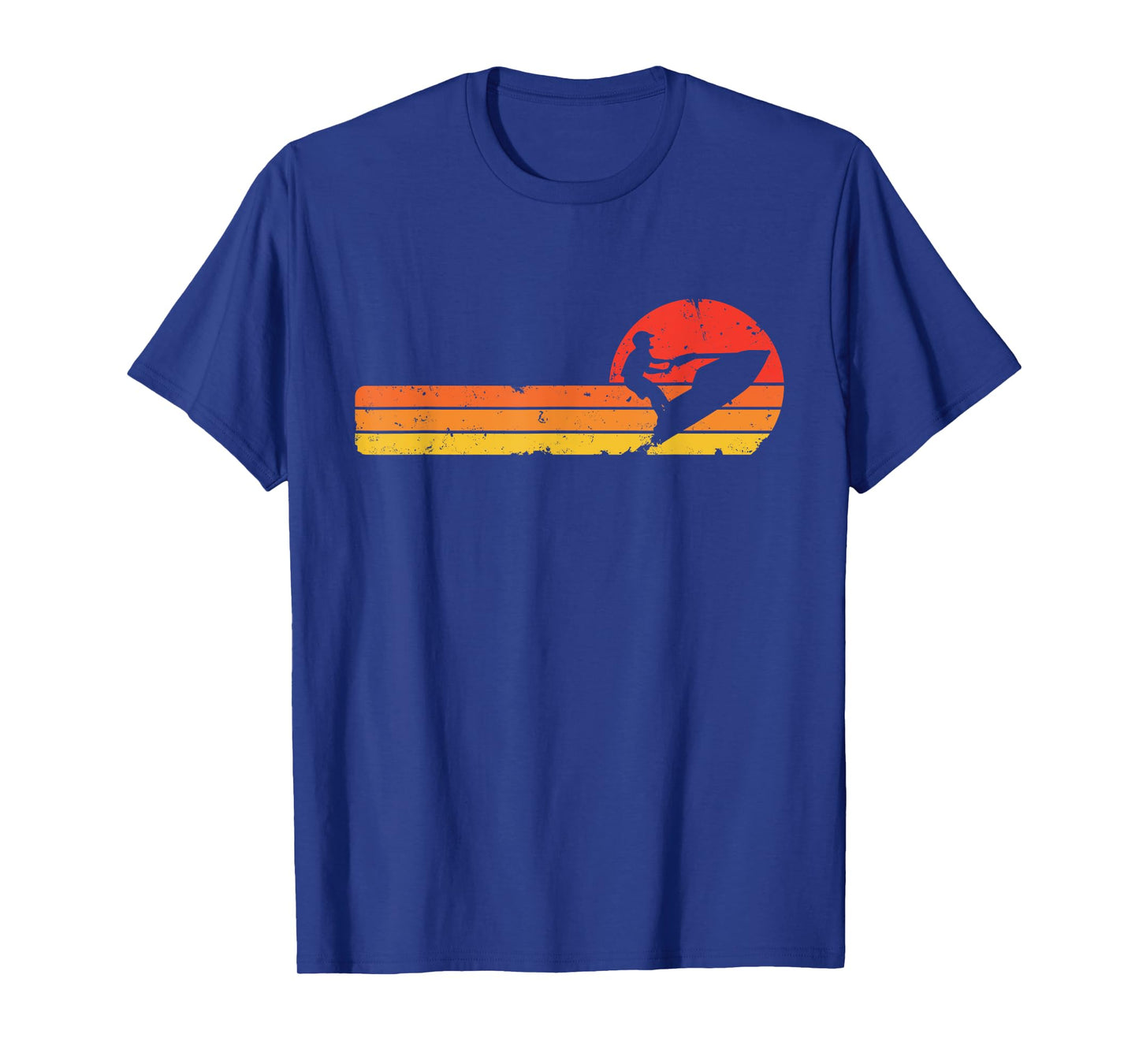 Vintage Standup sunset JetSki rider T-Shirt
