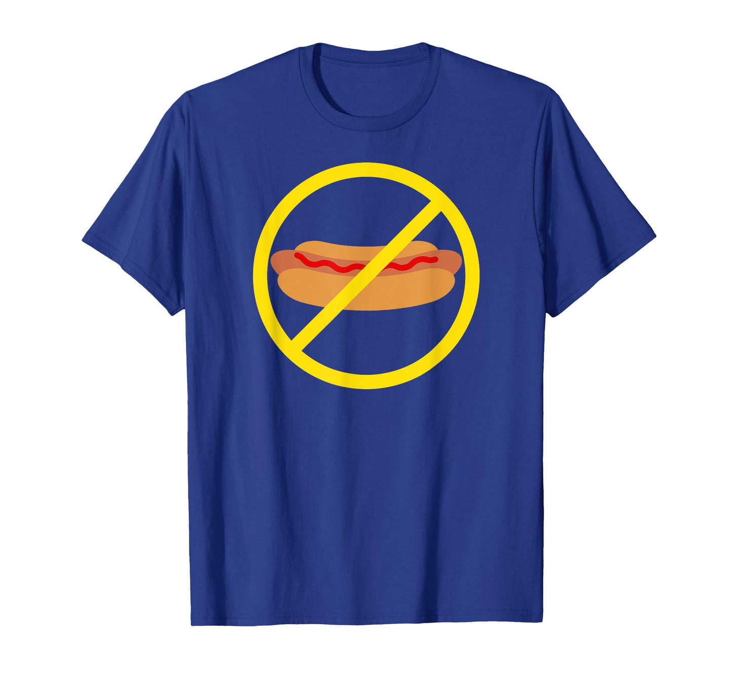No Ketchup on a Hot Dog Funny T-Shirt Men Women Girls Kids T-Shirt