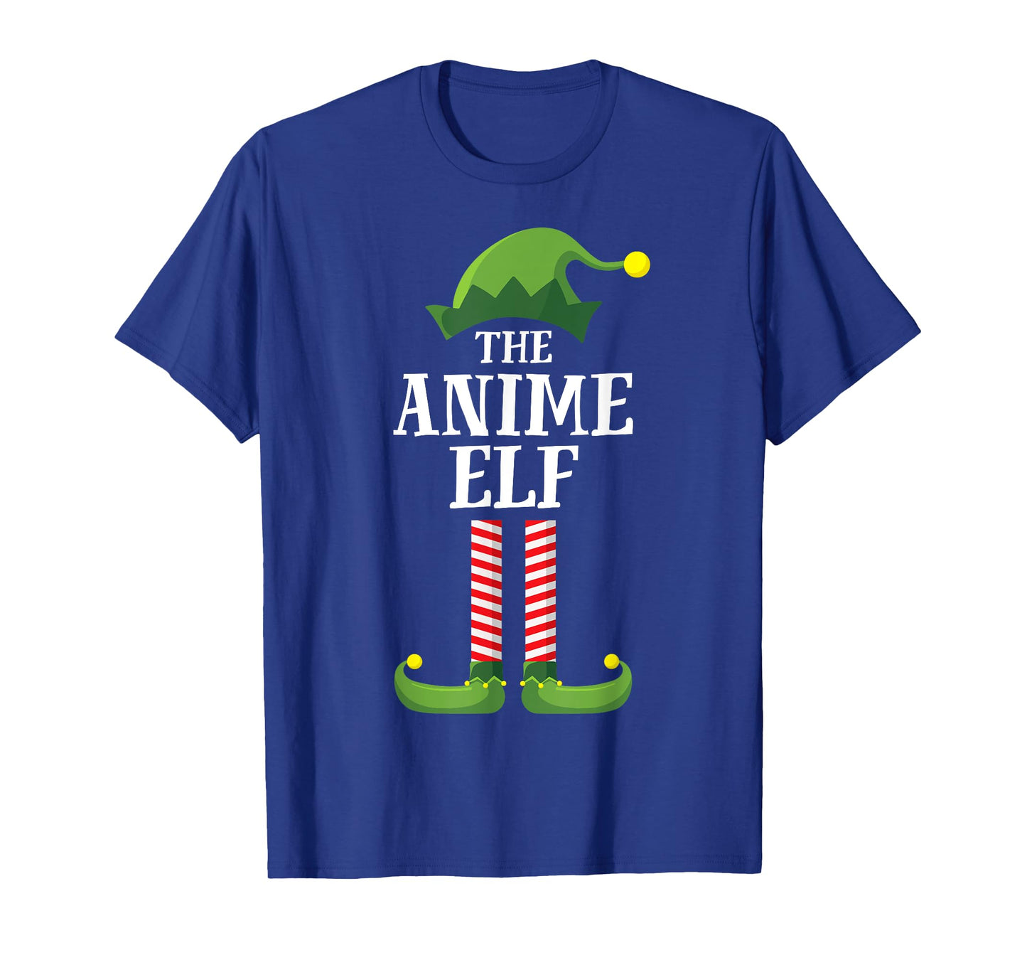 Anime Elf Matching Family Group Christmas Party Funny Elf T-Shirt