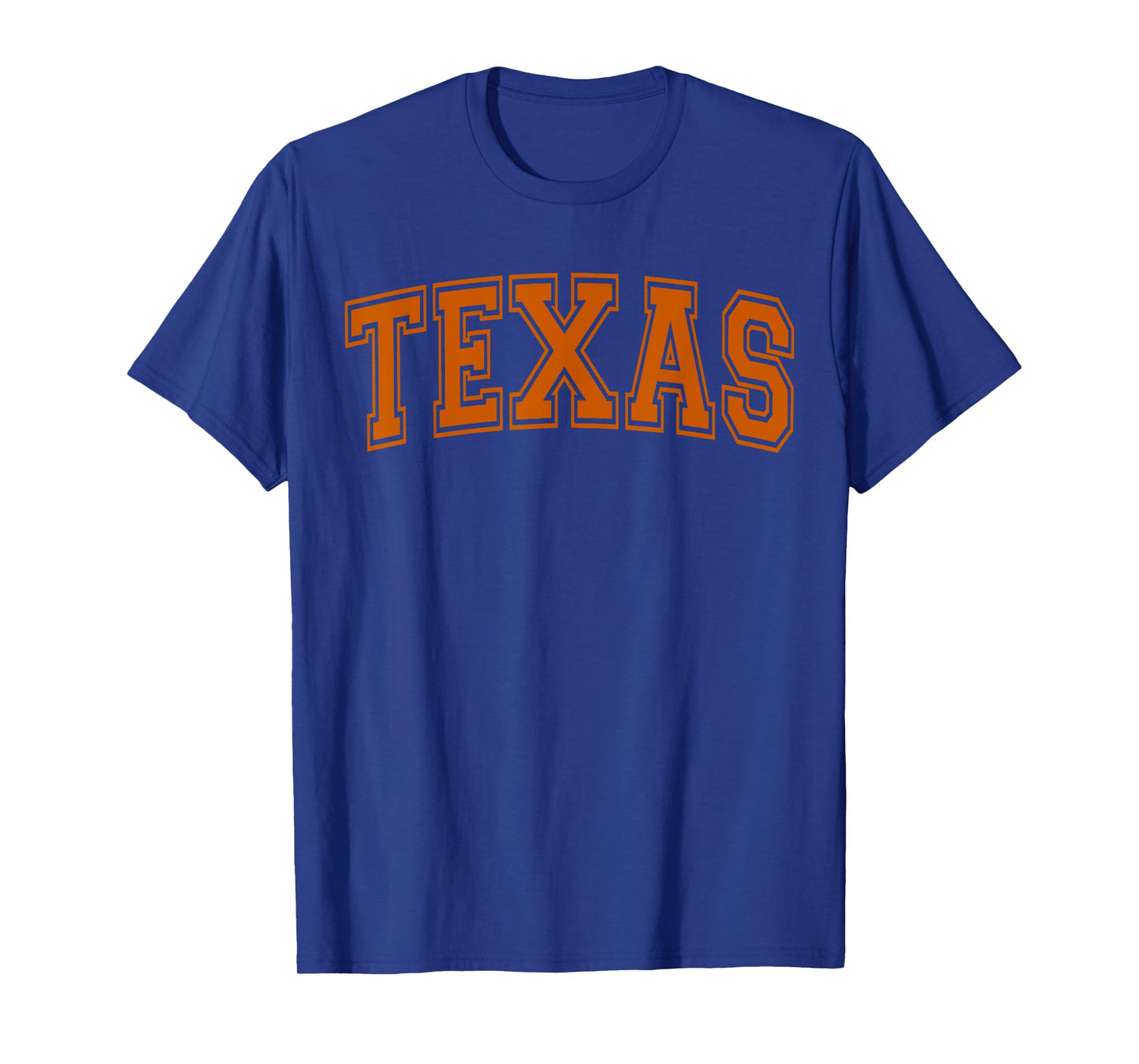 TX Text Shirts Women Men Kids State Of Texas Orange Graphic T-Shirt