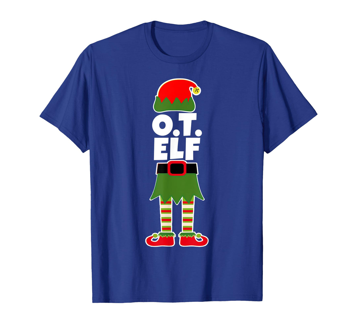 O.T. ELF Christmas Occupational Therapy Therapist T Shirt