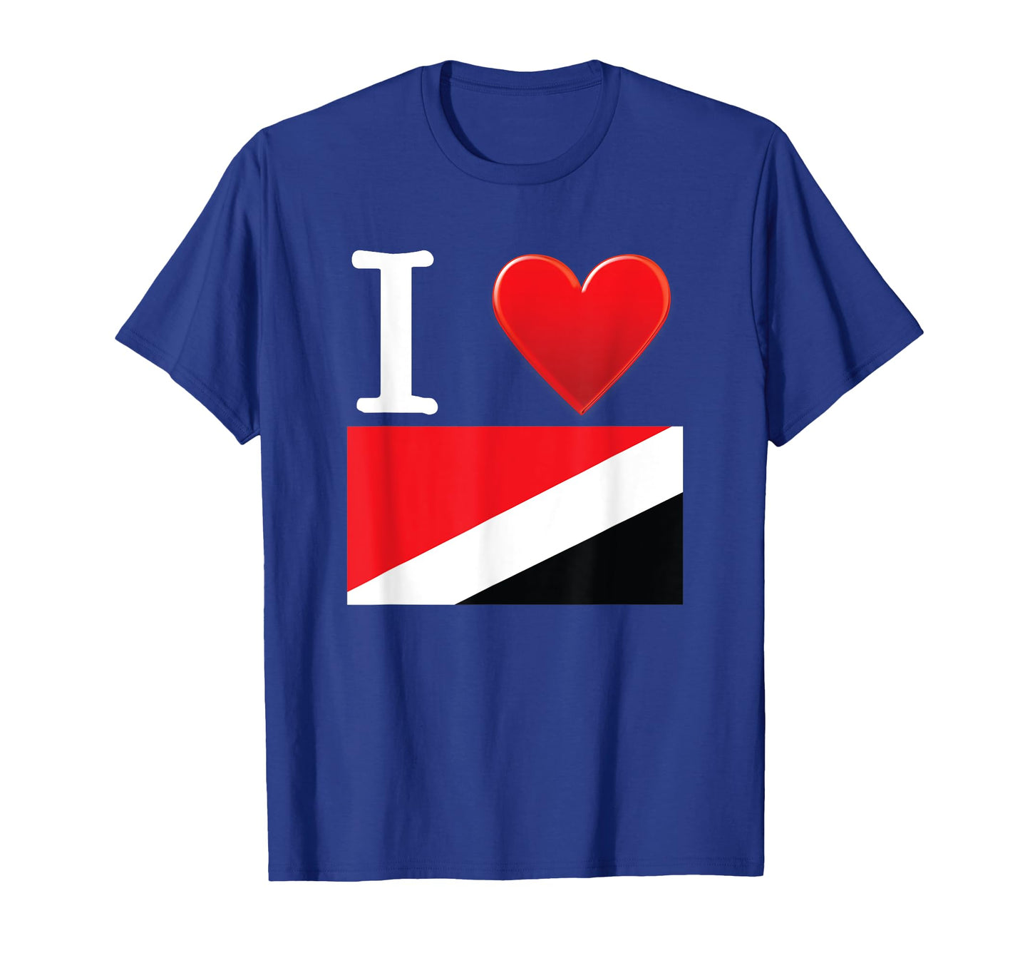 I Heart Love Principality of Sealand Flag T-Shirt