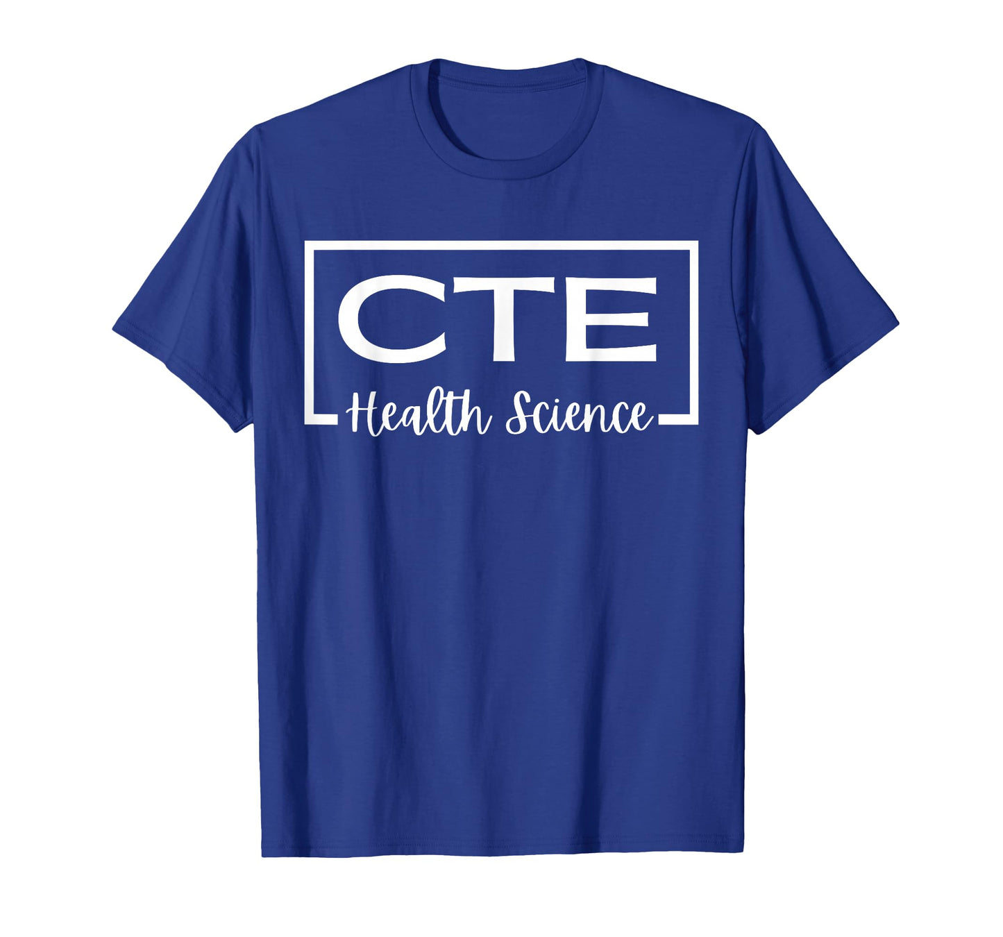 CTE Career And Technical Education Unisex-Adults CTE Teacher Health Theme T-Shirt, Black, Small, Short Sleeve