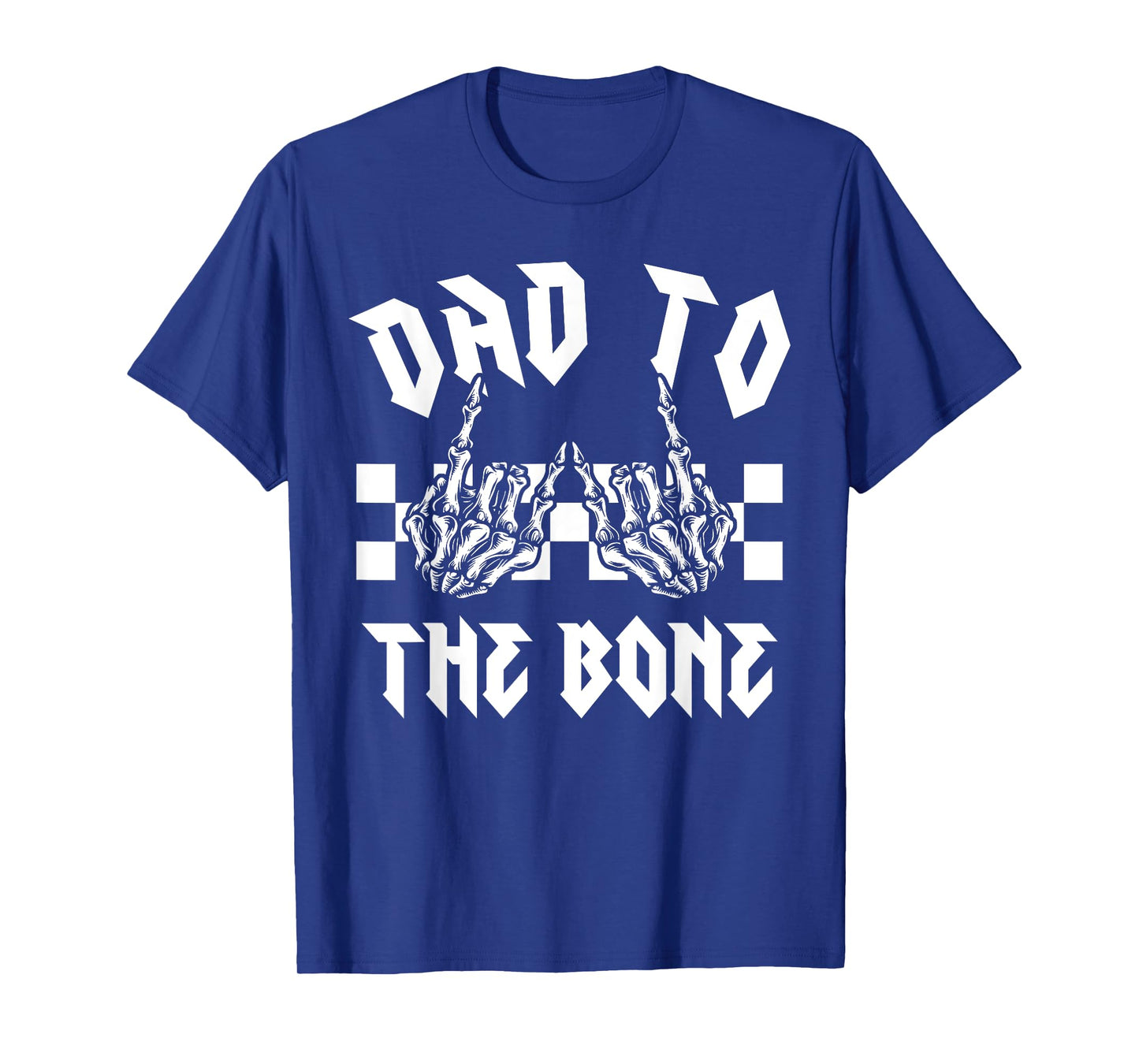Halloween Dad To The Bone Funny Skeleton Hand Mens T-Shirt