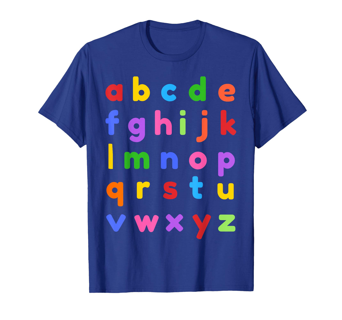 Alphabet Shirt Lowercase ABC Letter T-Shirt Teachers Kids T-Shirt