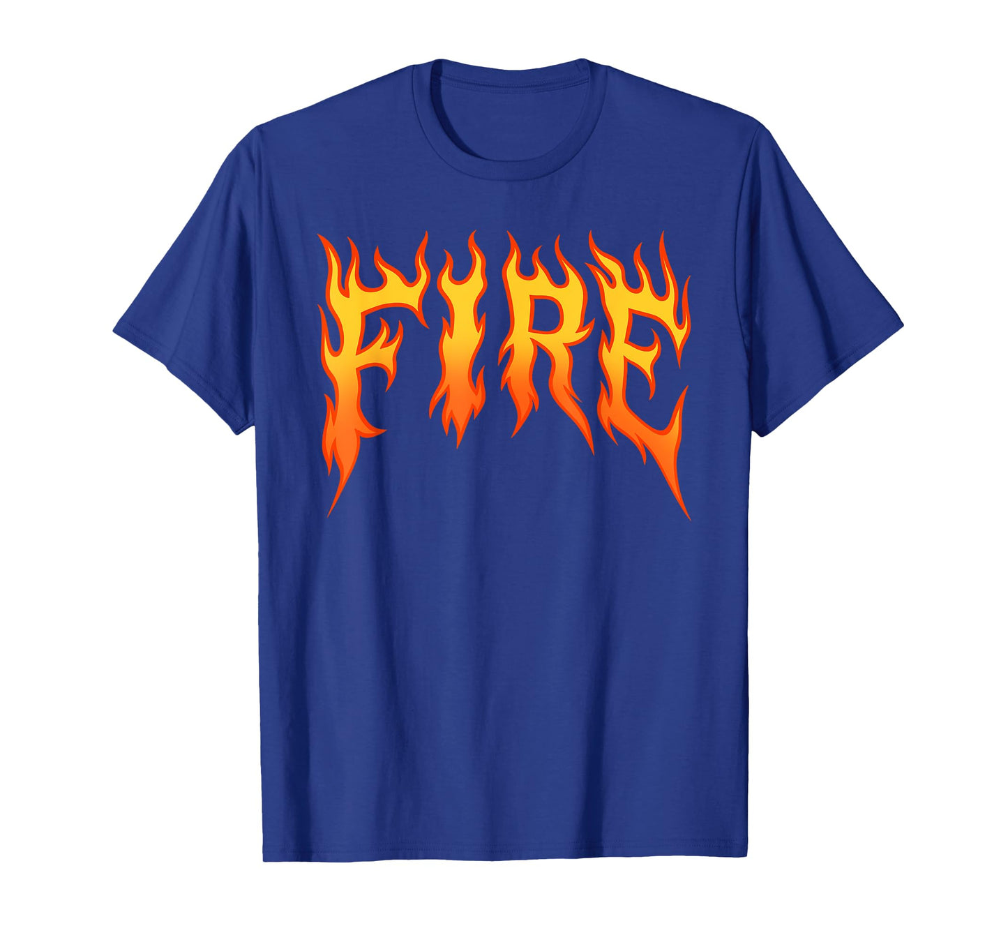 FIRE Couple Matching DIY Last Minute Halloween Party Costume T-Shirt