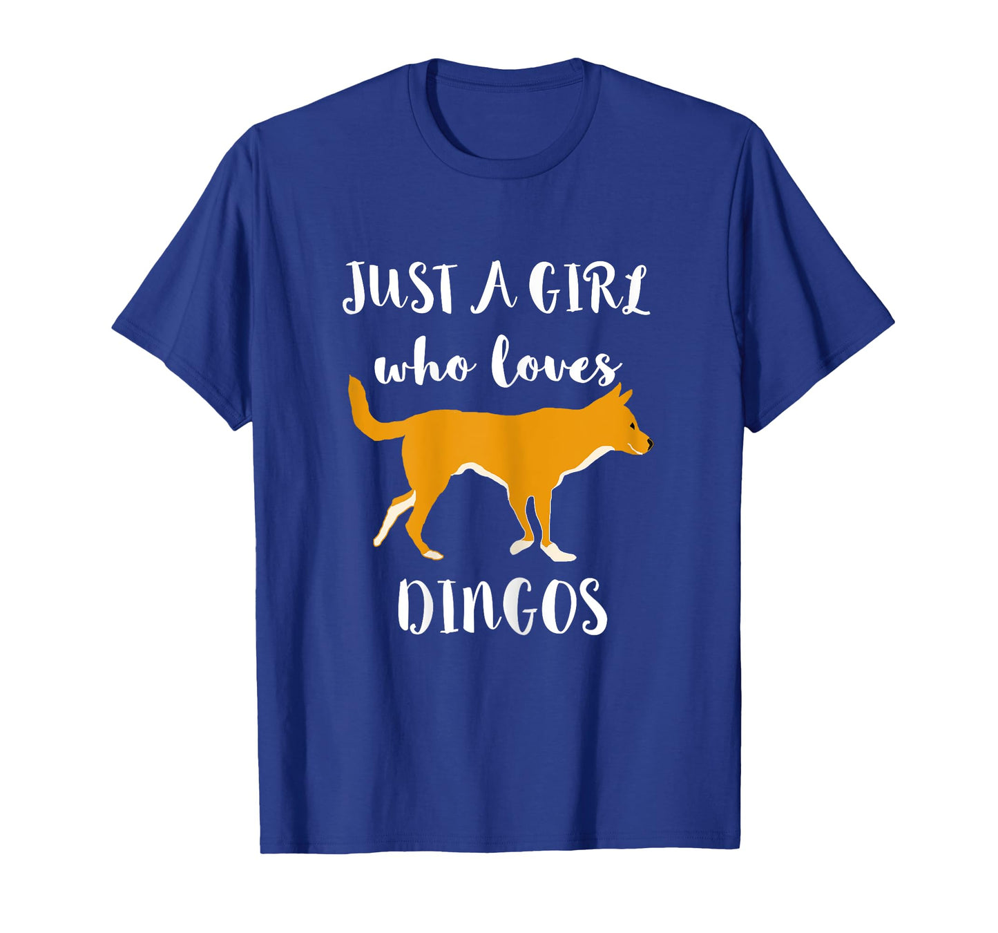 Just A Girl Who Loves Dingos Wildlife Wild Dingo Dog T-Shirt