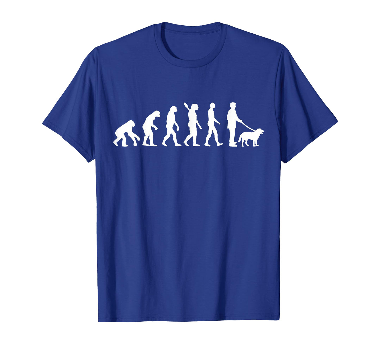 Evolution walking the dog T-Shirt