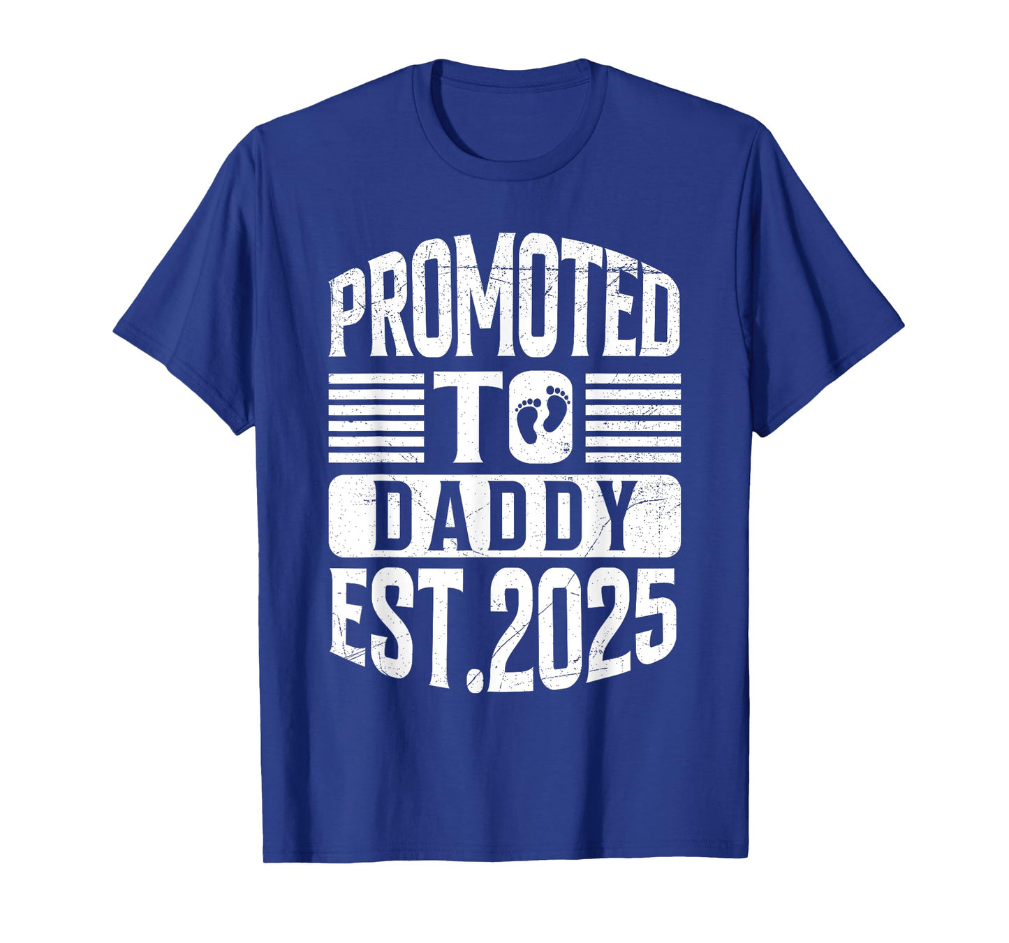 Pregnancy Announcement Promoted to Daddy Est. 2025 T-Shirt