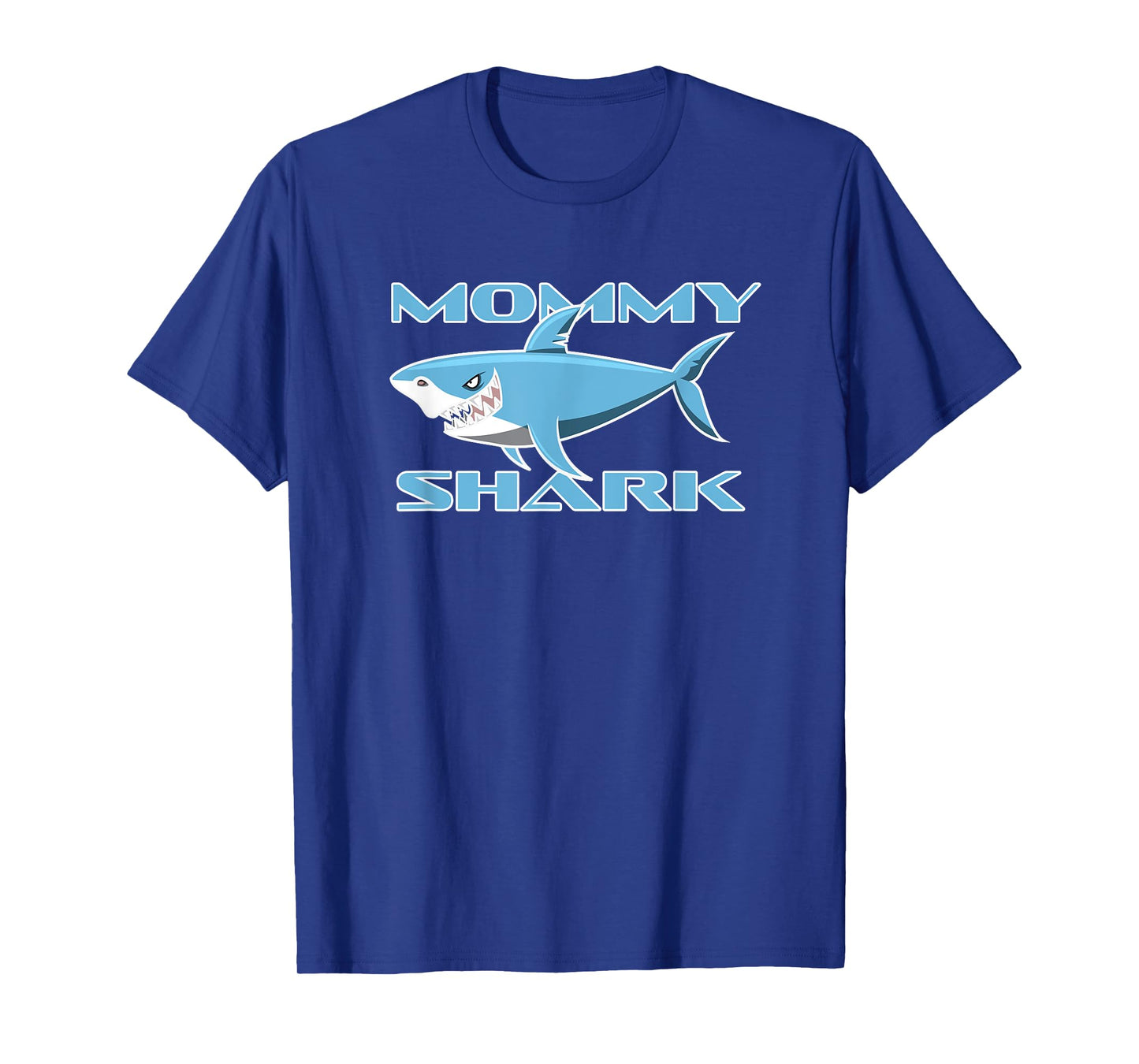 Funny Mommy Shark Matching Family T Shirt - Holiday Gift Tee