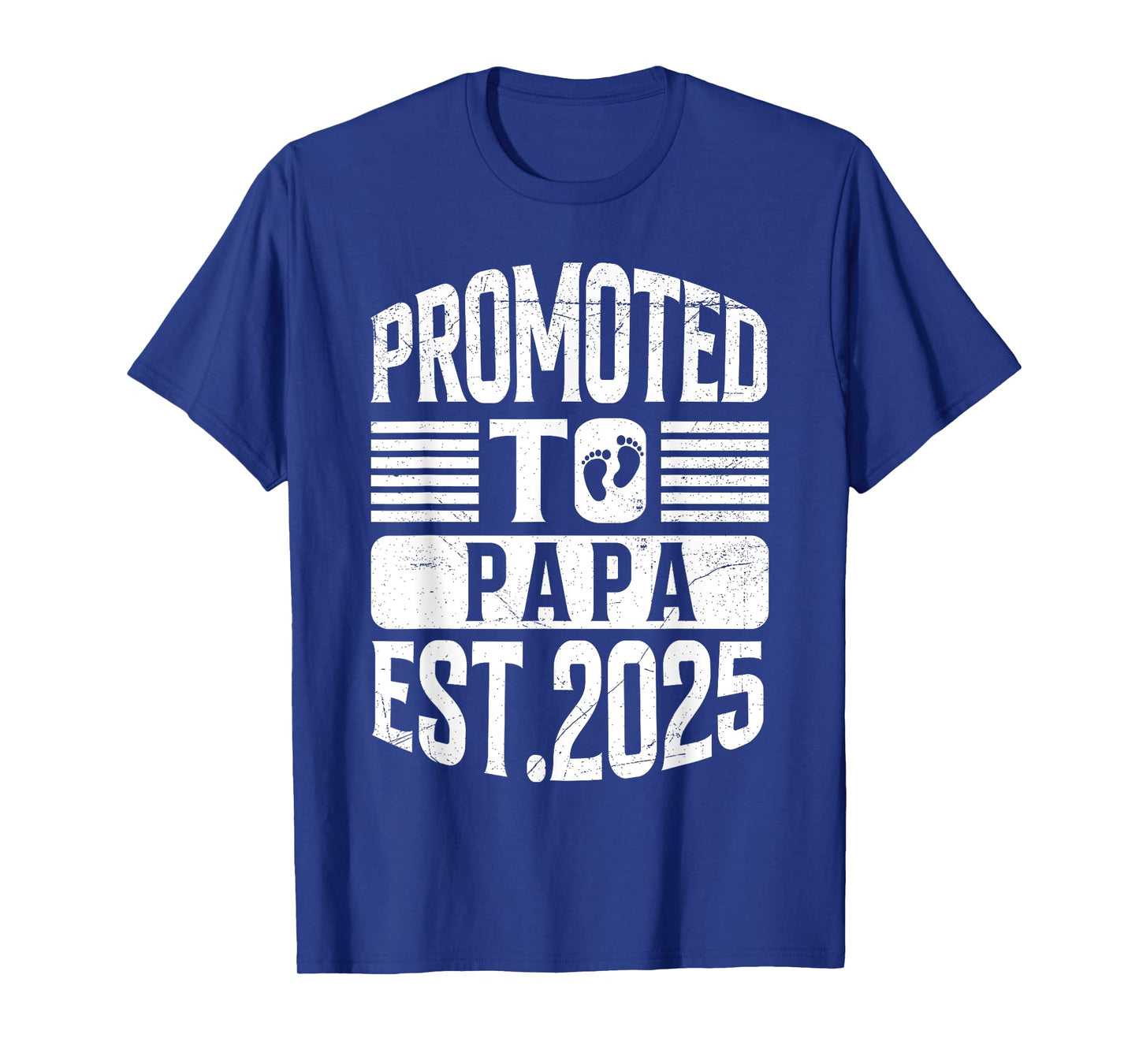 Pregnancy Announcement Promoted to Papa Est. 2025 T-Shirt
