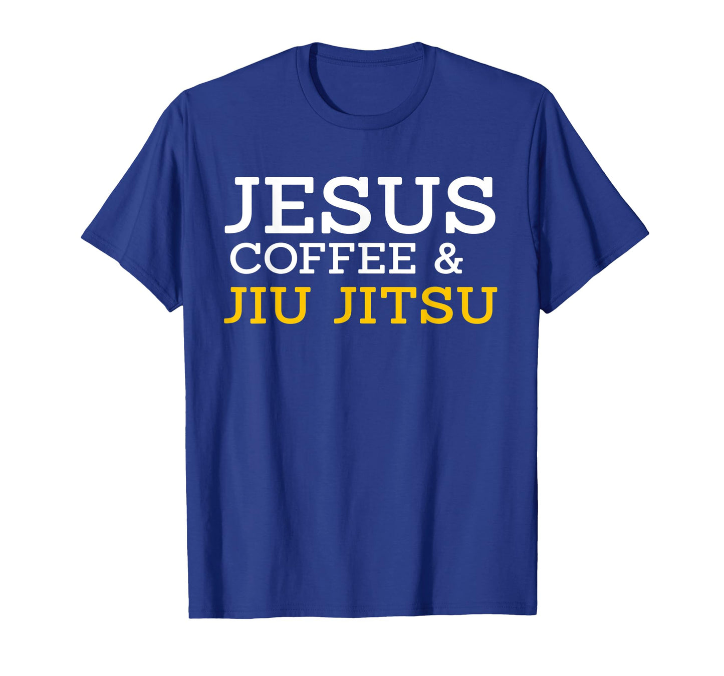 Jesus Coffee & Jiu Jitsu Cool Combat BJJ MMA Fighter Gift T-Shirt