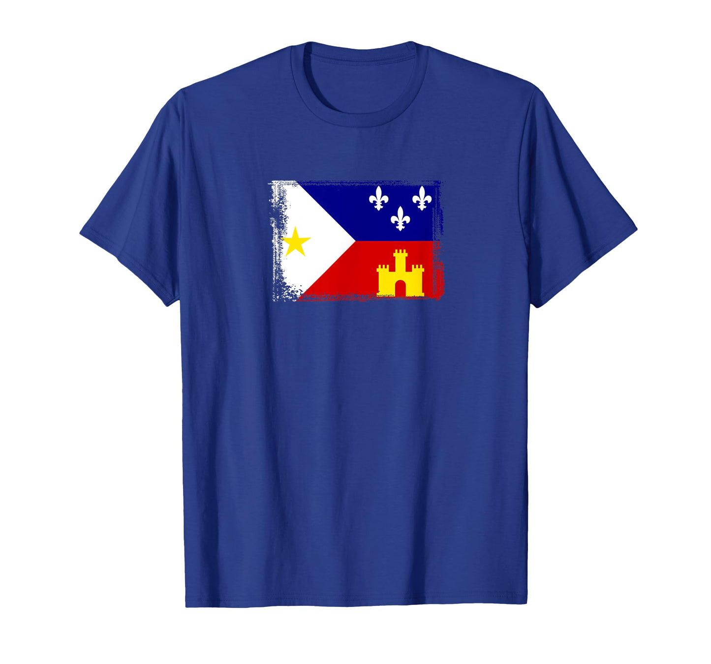 Louisiana Cajun Acadiana Flag T-Shirt