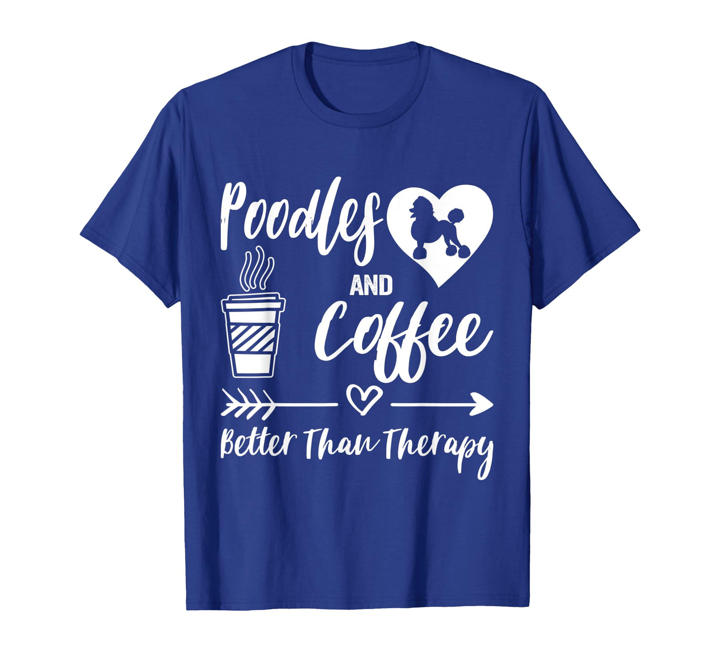 Poodle And Coffee Poodle Mom Poodle Dad Coffee T-Shirt