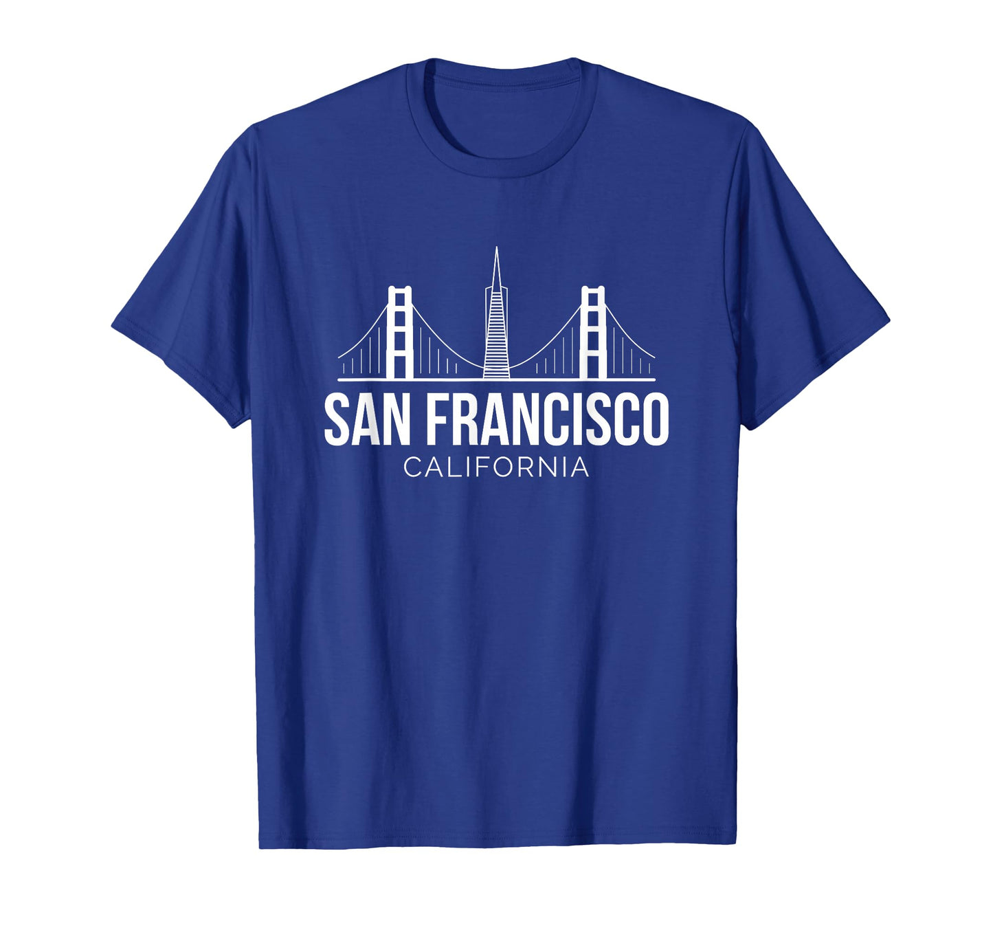 San Francisco SF Bay Area California Skyline T Shirt T-Shirt
