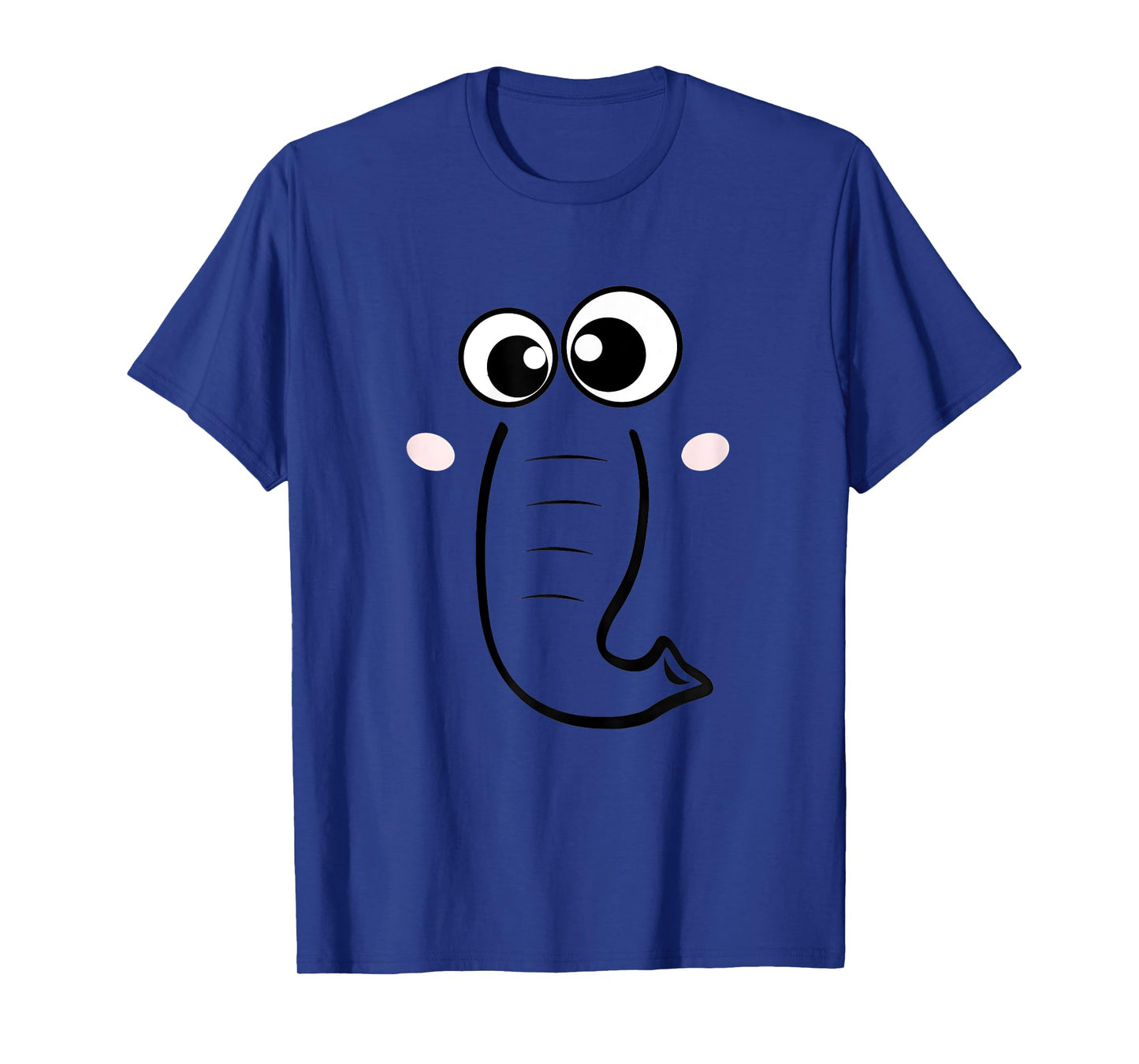 Elephant Face, Cartoon Style, Easy Halloween Costume T-Shirt