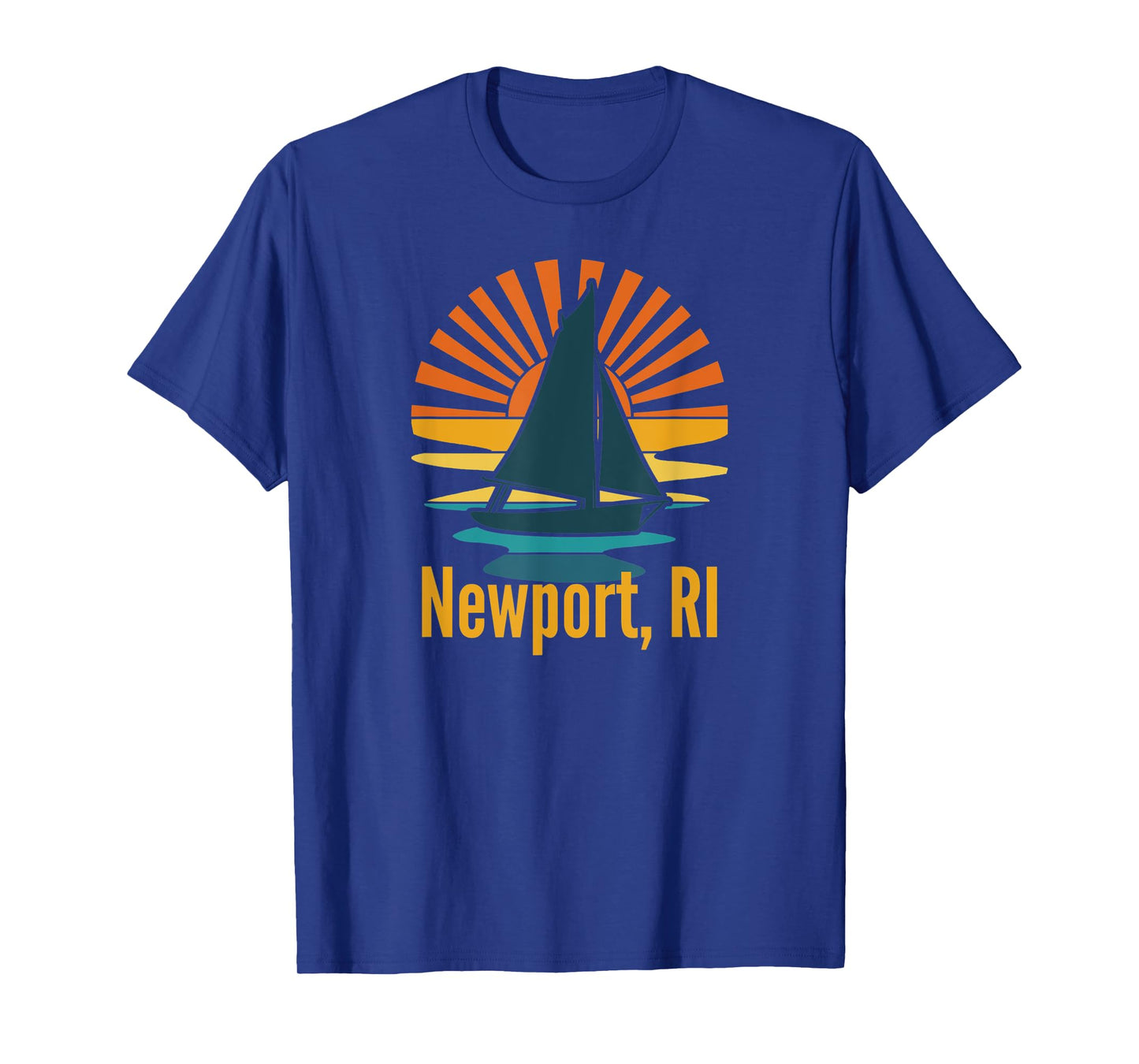 Newport Rhode Island RI Vintage Sailboat T-Shirt