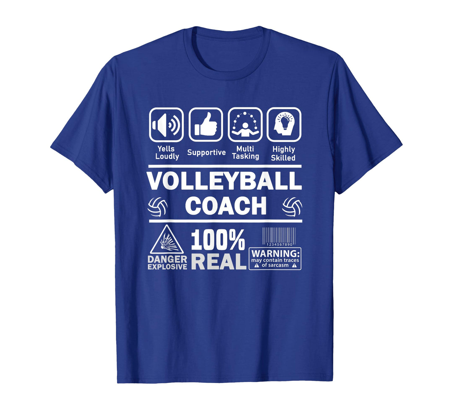 Best Volleyball Coach Contents of the Best Coaches T-Shirt