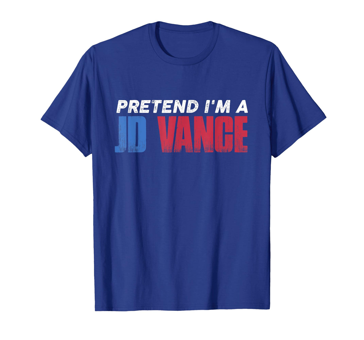 Pretend I'm JD Vance Funny Lazy Halloween Costume T-Shirt