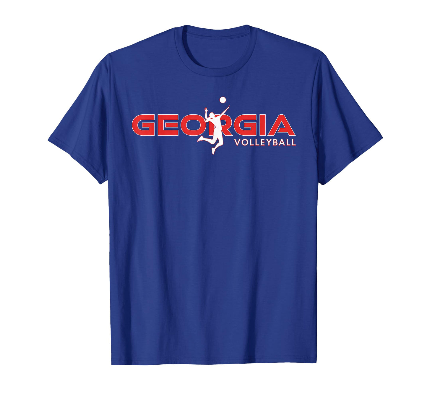 Court Game GA Girls Team Atlanta Georgia Volleyball Player T-Shirt