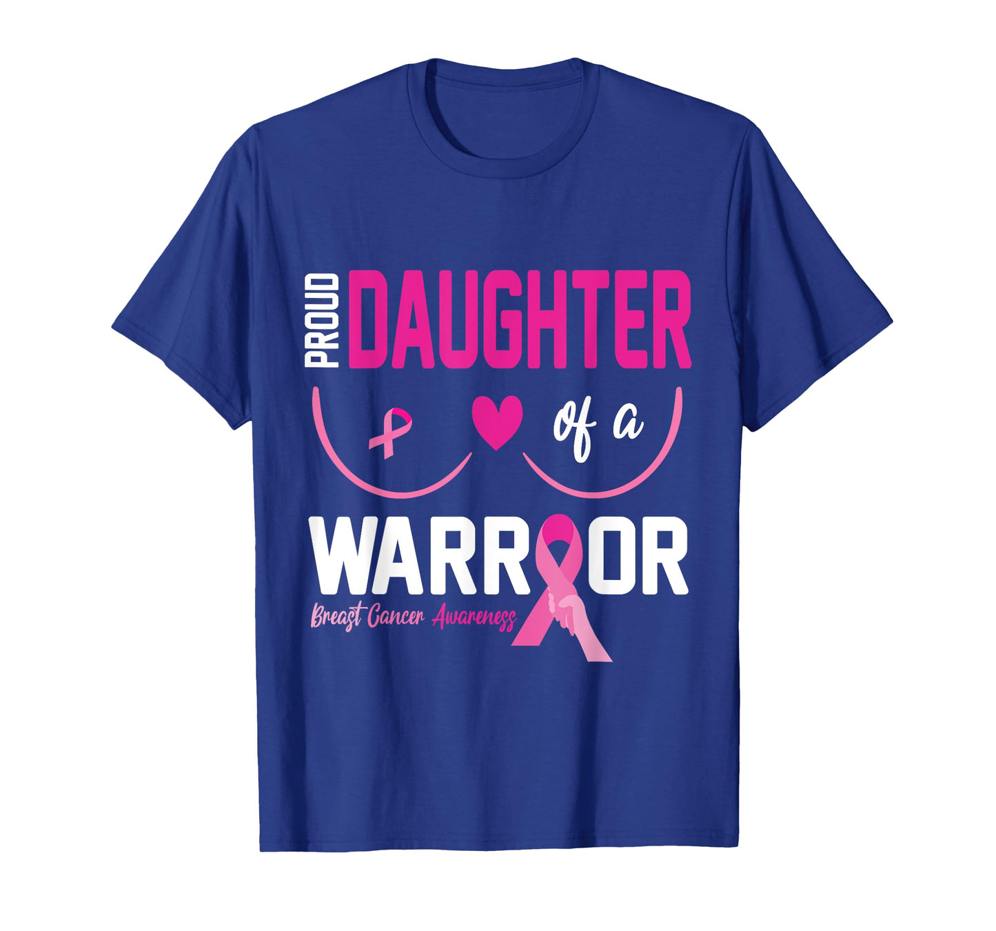 Proud Daughter Of A Breast Cancer Warrior Fight Together Win T-Shirt