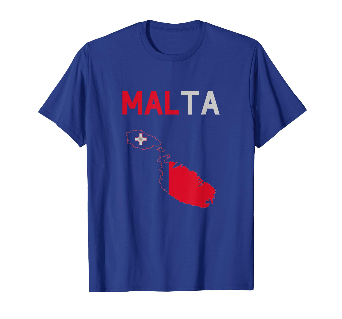 MALTA FLAG AND MAP T-Shirt