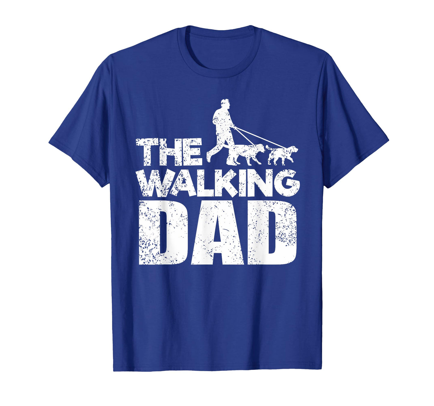 The Walking Dad dog walking - funny dogs T-Shirt for Men