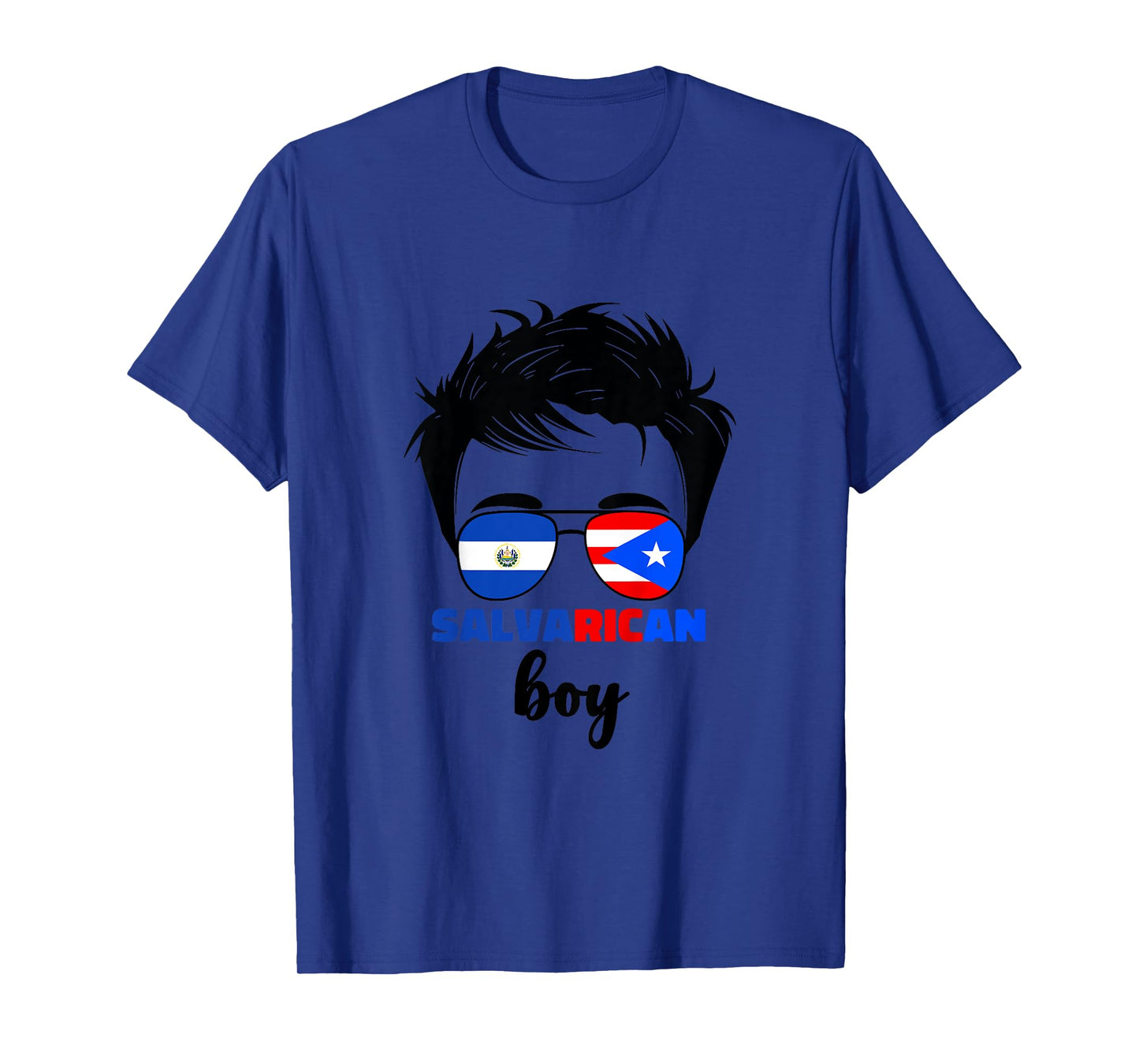 Kids Half Salvadorian And Puerto Rican Rico El Salvador Baby Boys T-Shirt