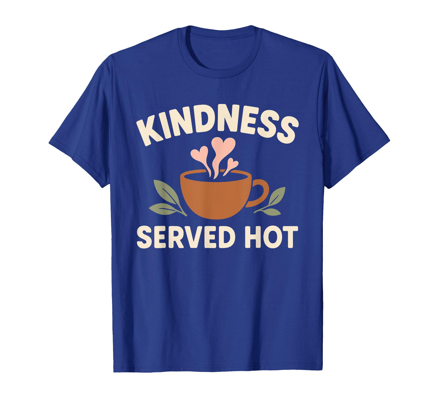 Coffee Lover Kindness Club Positive Message Caffeine Graphic T-Shirt