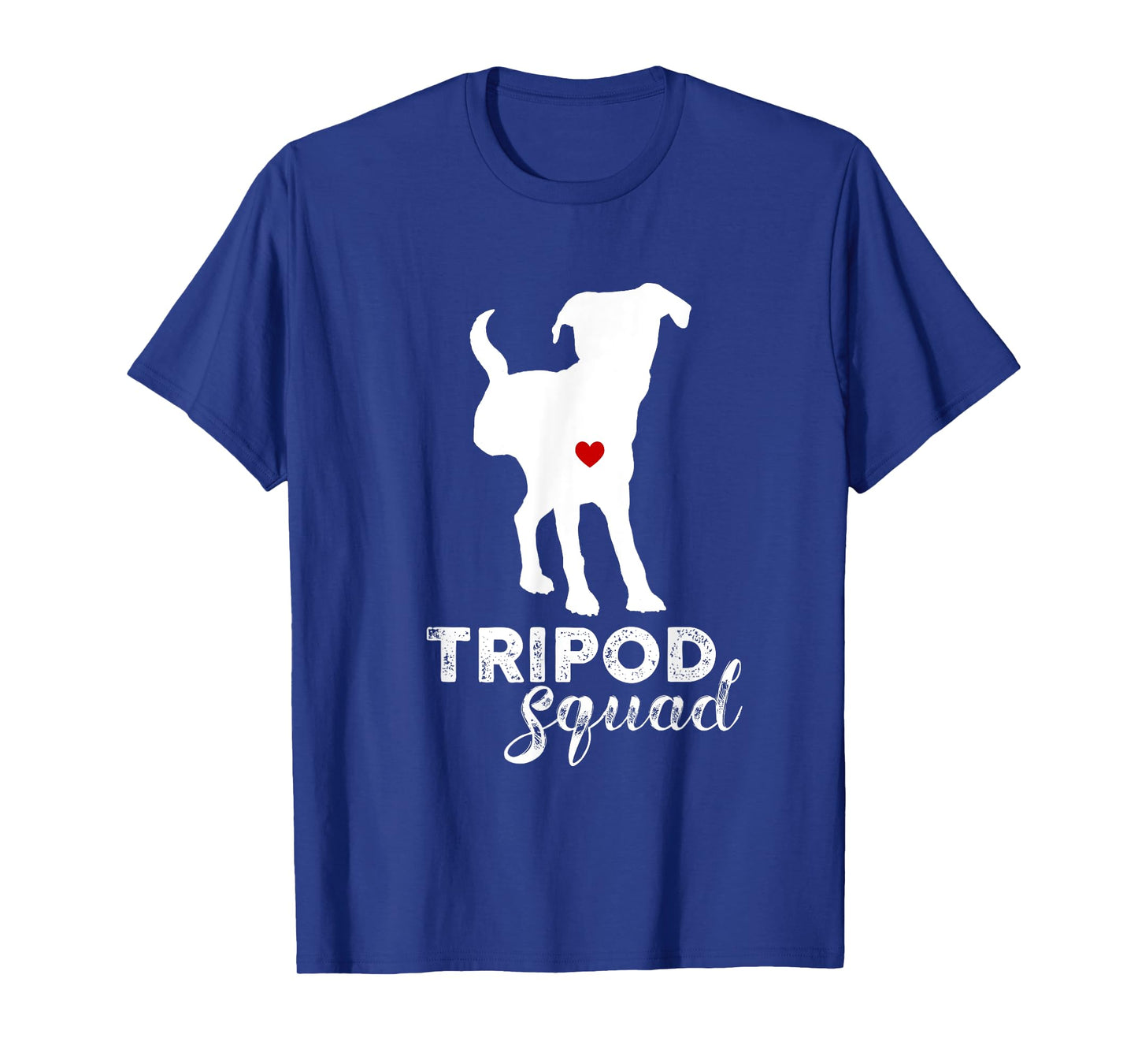 Tripod Squad, Right Back Leg Amputee, Tripaw Dogs T-Shirt