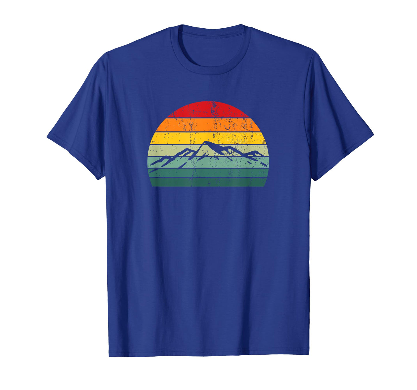 Sunset Mountain Hiking Camping Camper Nature Outdoors T-Shirt