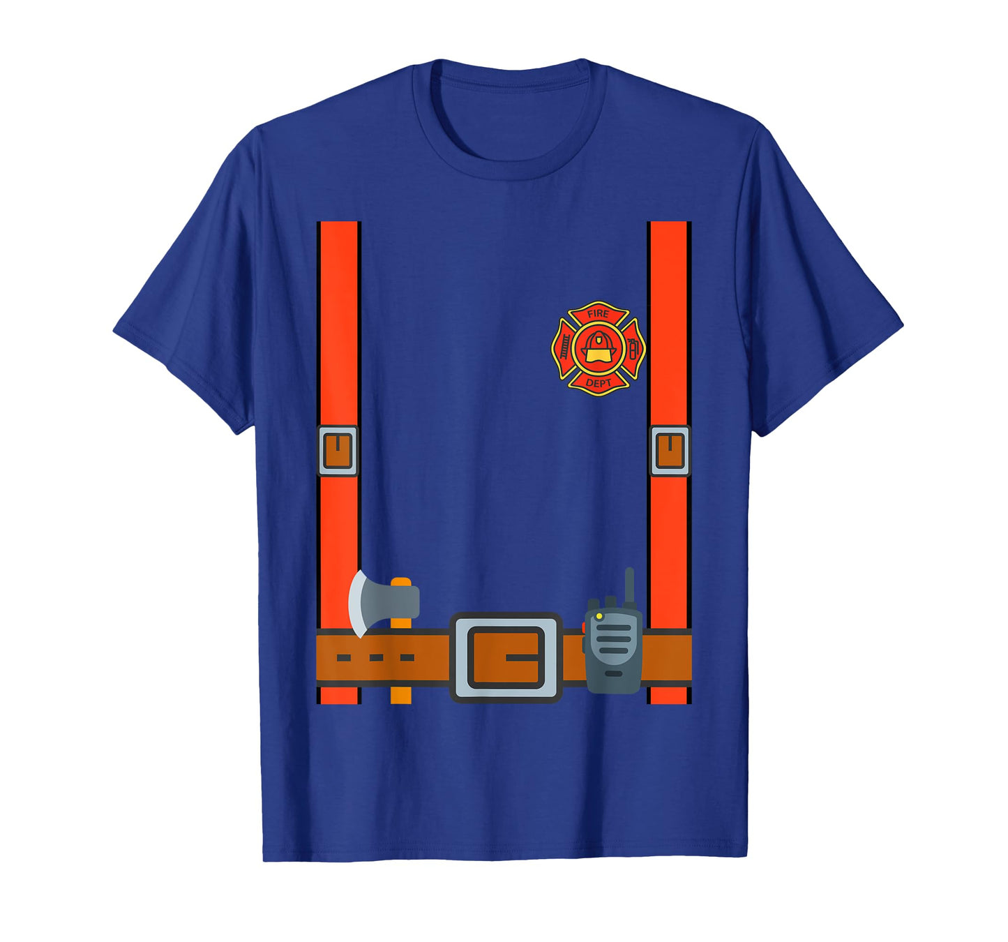 Fun Fireman Halloween - Firefighter Cosplay Costume Dressup T-Shirt