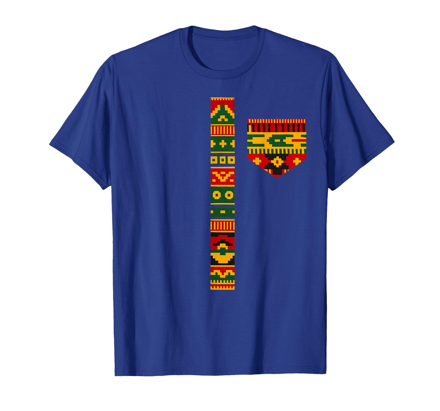 Black History Month African Print Dashiki Kente Art Men Boys T-Shirt