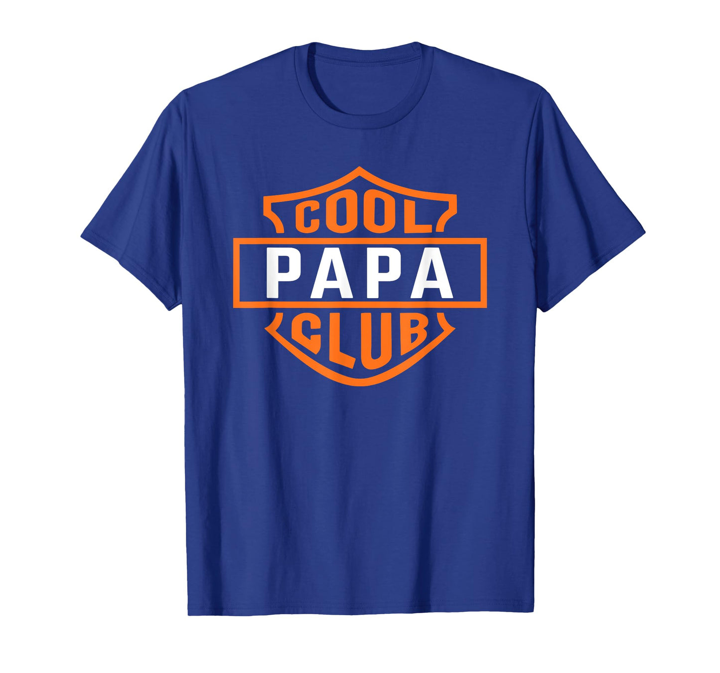 Retro Cool Papa Club Funny Daddy Mens Father's Day T-Shirt