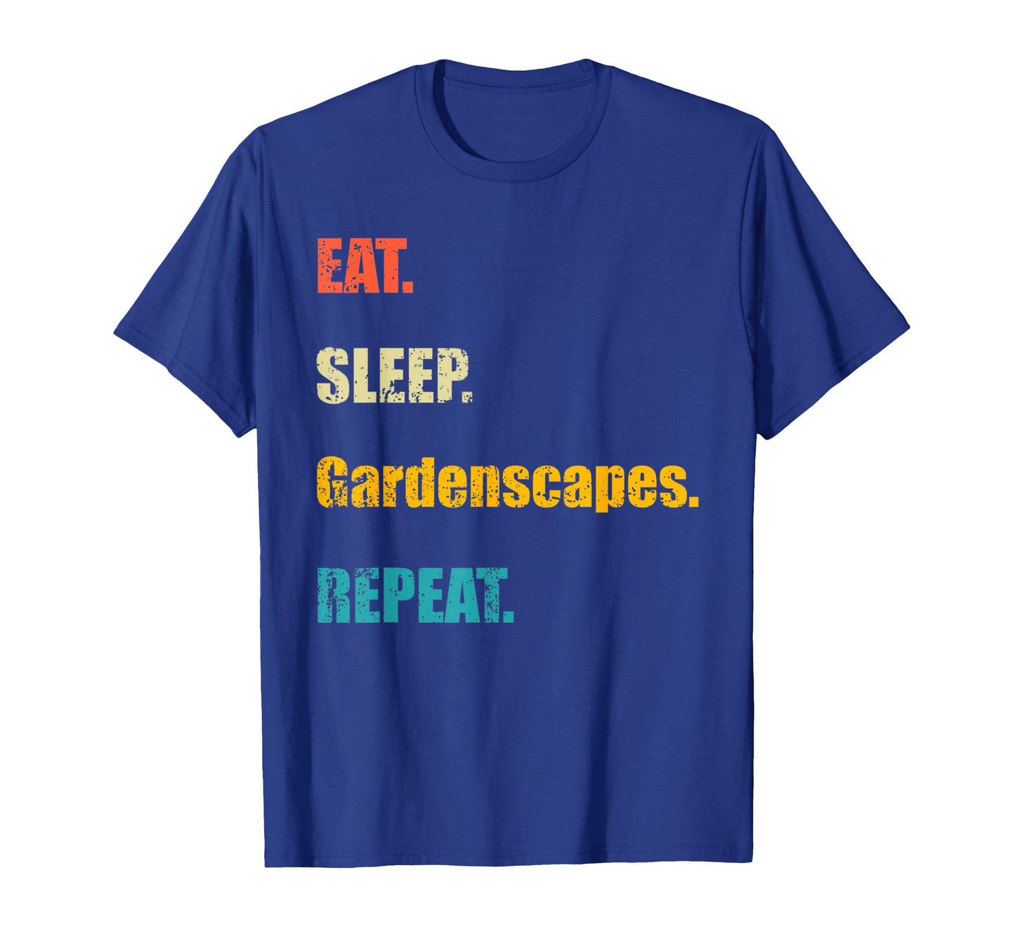 Retro Eat Sleep Gardenscapes Repeat T-Shirt