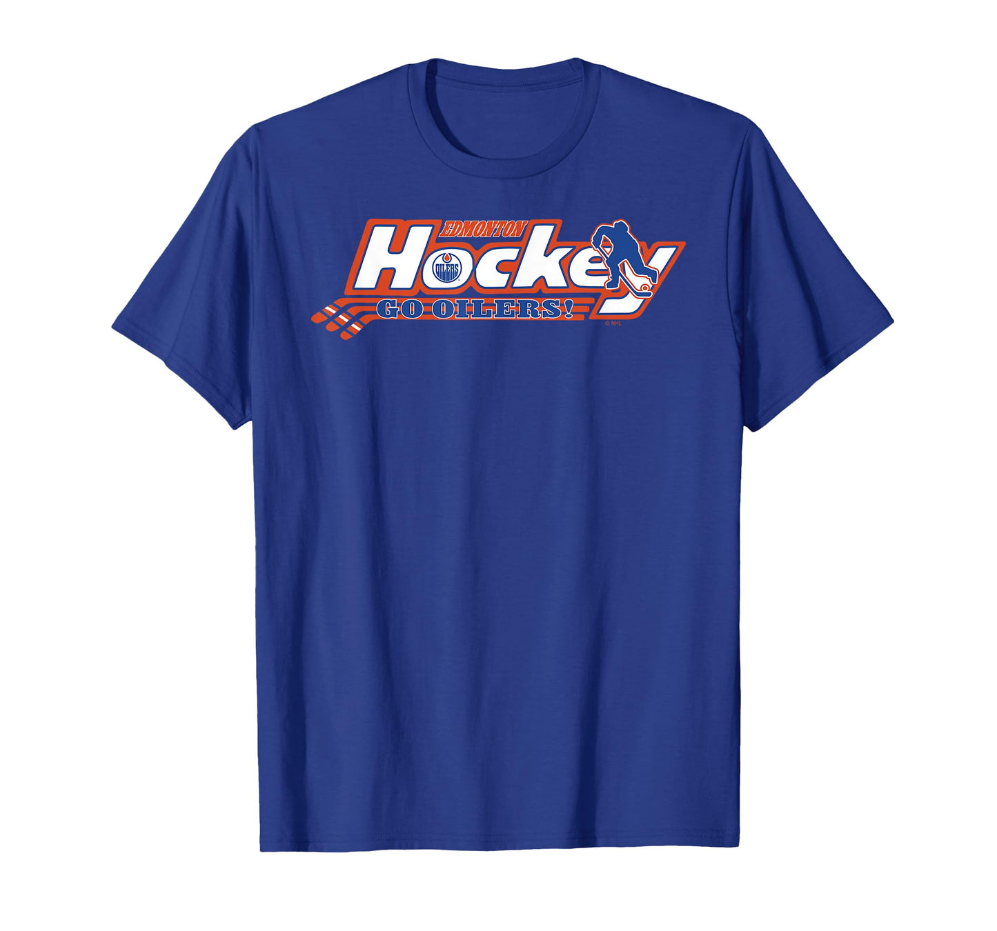 Edmonton Oilers Hockey Royal Officially Licensed T-Shirt