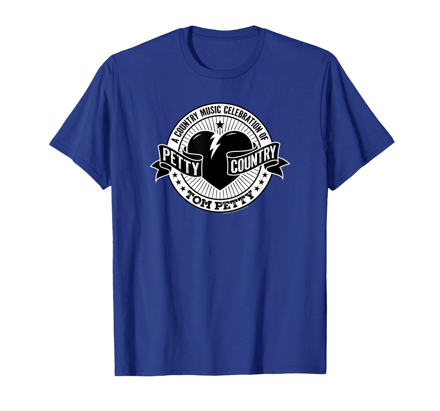 Tom Petty Country Black and White Logo T-Shirt