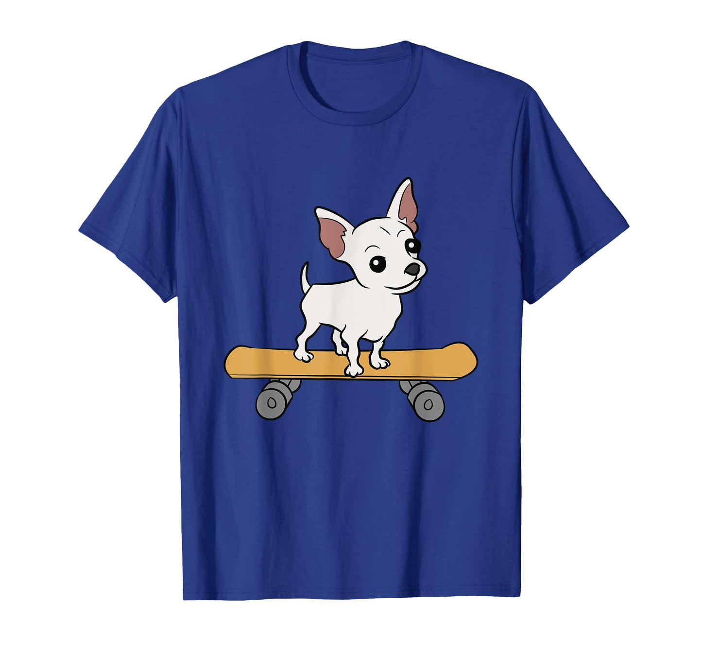 Chihuahua Skateboard Cute Chihuahua Skateboarding T-Shirt