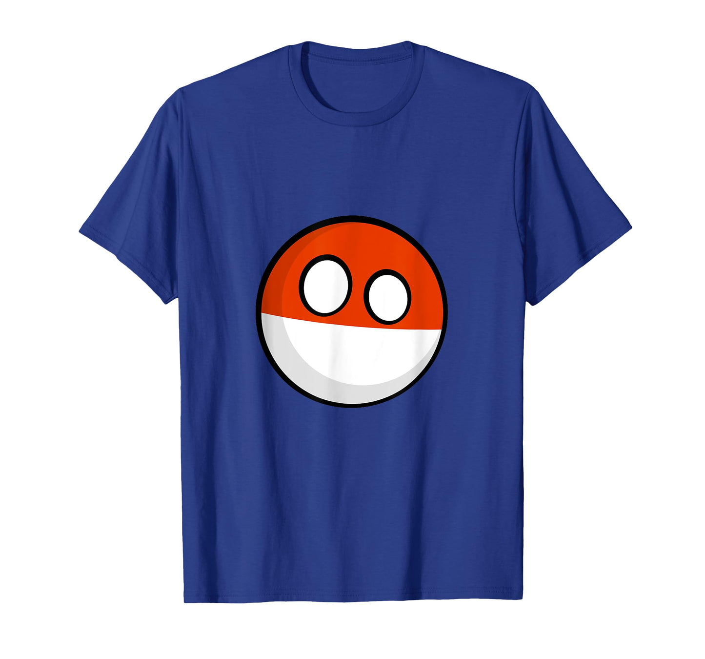 Polish Heritage Polandball Countryball Funny Flag T-Shirt
