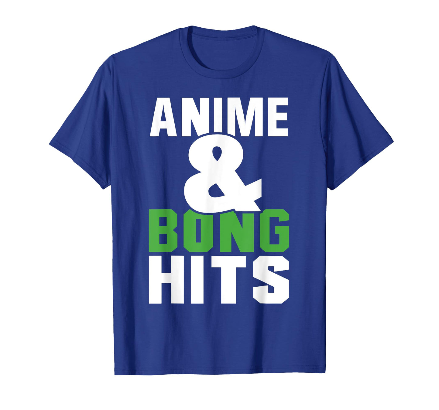 Anime And Bong Hits - Kuwaii Art Asian Animation Style Weed T-Shirt