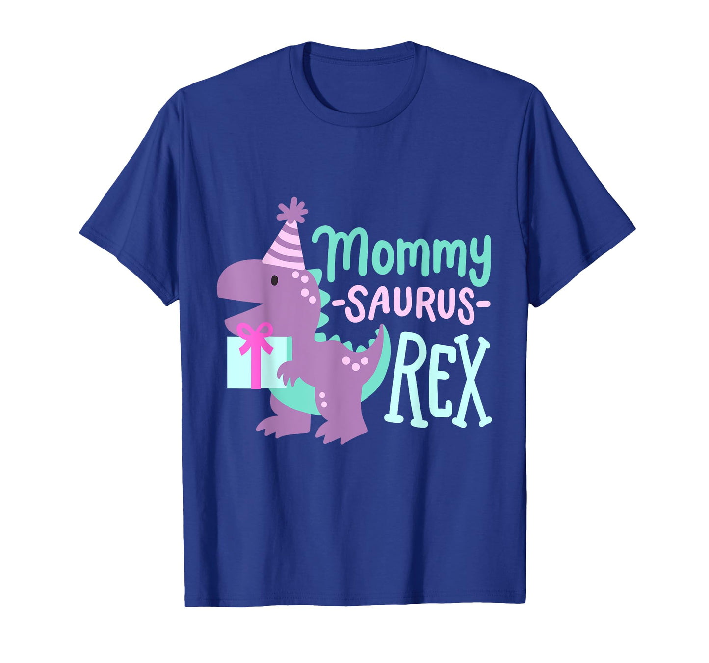 Dinosaur Birthday Mommy Saurus T Rex Family Matching Party T-Shirt