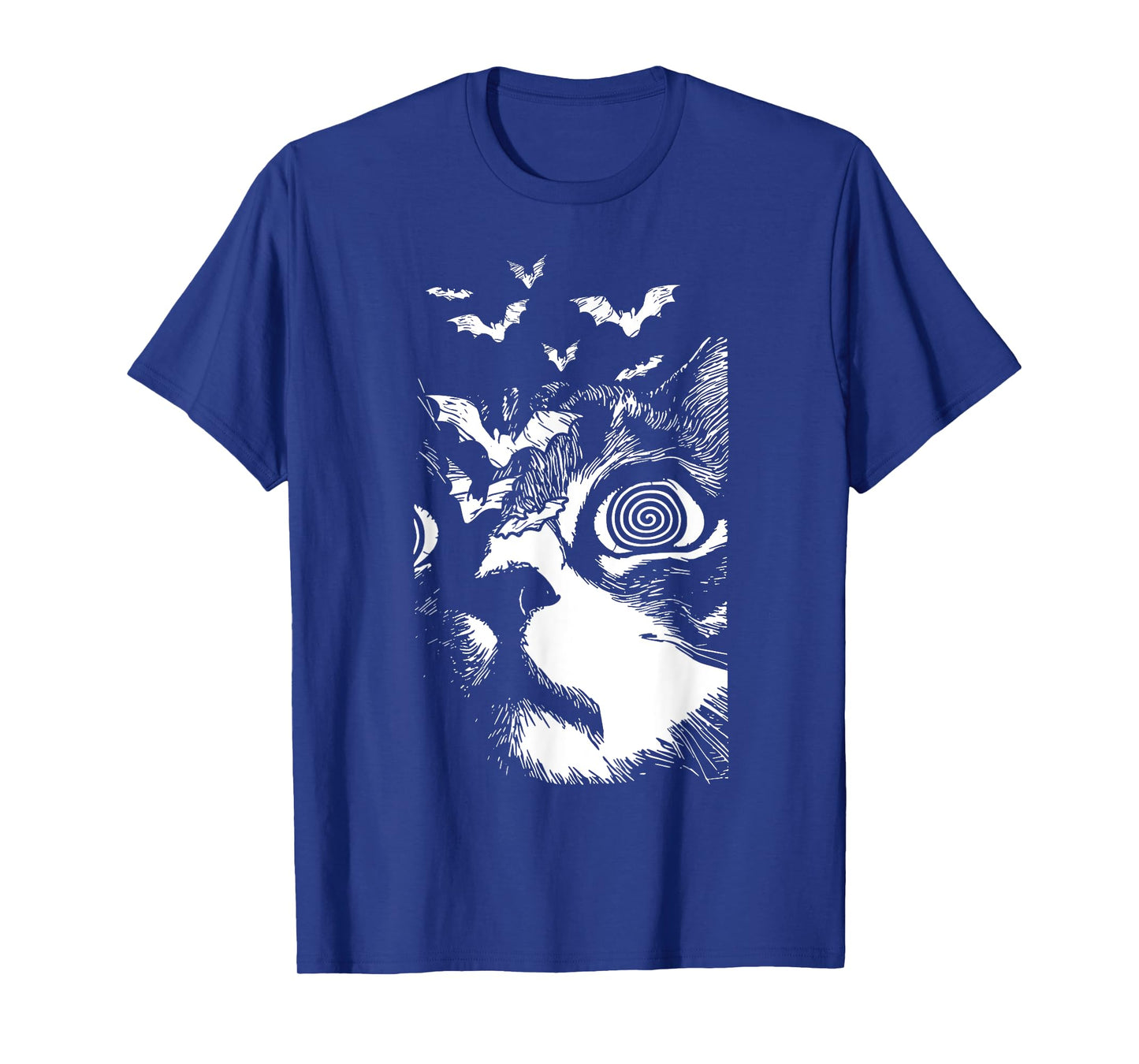 Funny Cat Horror Trick Or Treat Spooky Season Halloween Men Women Kids T-Shirt