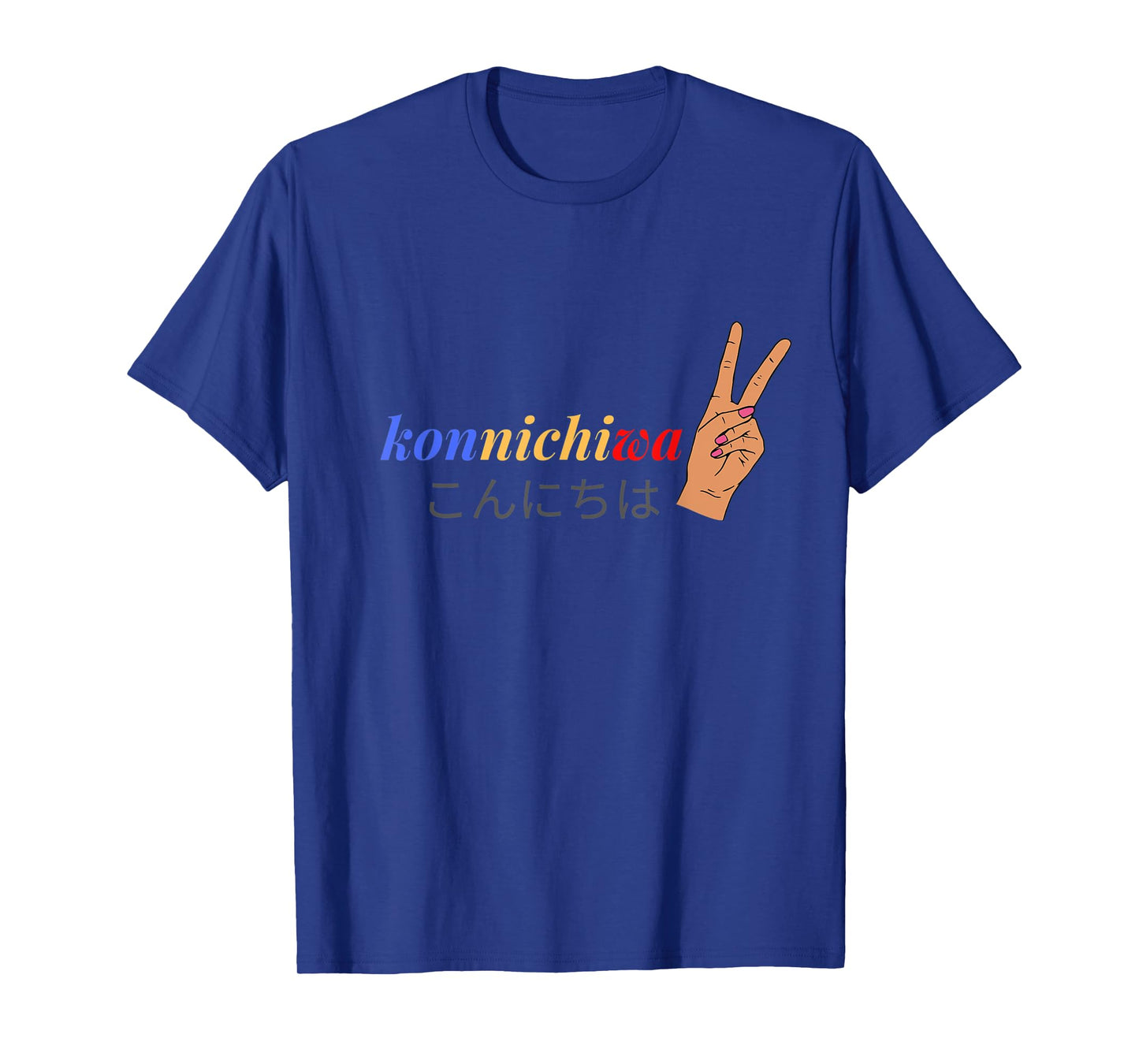 Konnichiwa Japanese Peace Sign T-Shirt