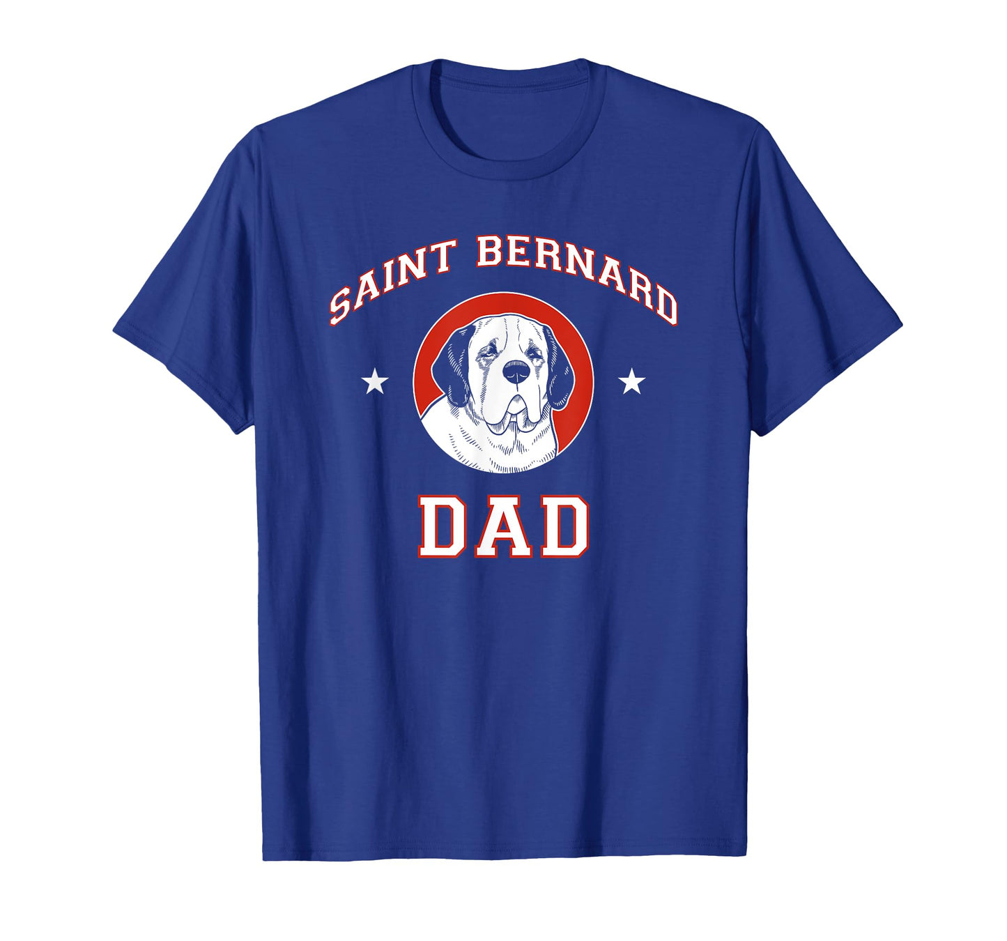 Saint Bernard Dad Dog Father Men Women Kids T-Shirt