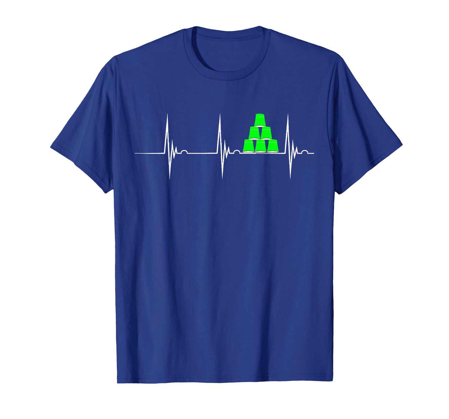 Speed Stacking Heartbeat EKG Sport Stacker Cup T-Shirt
