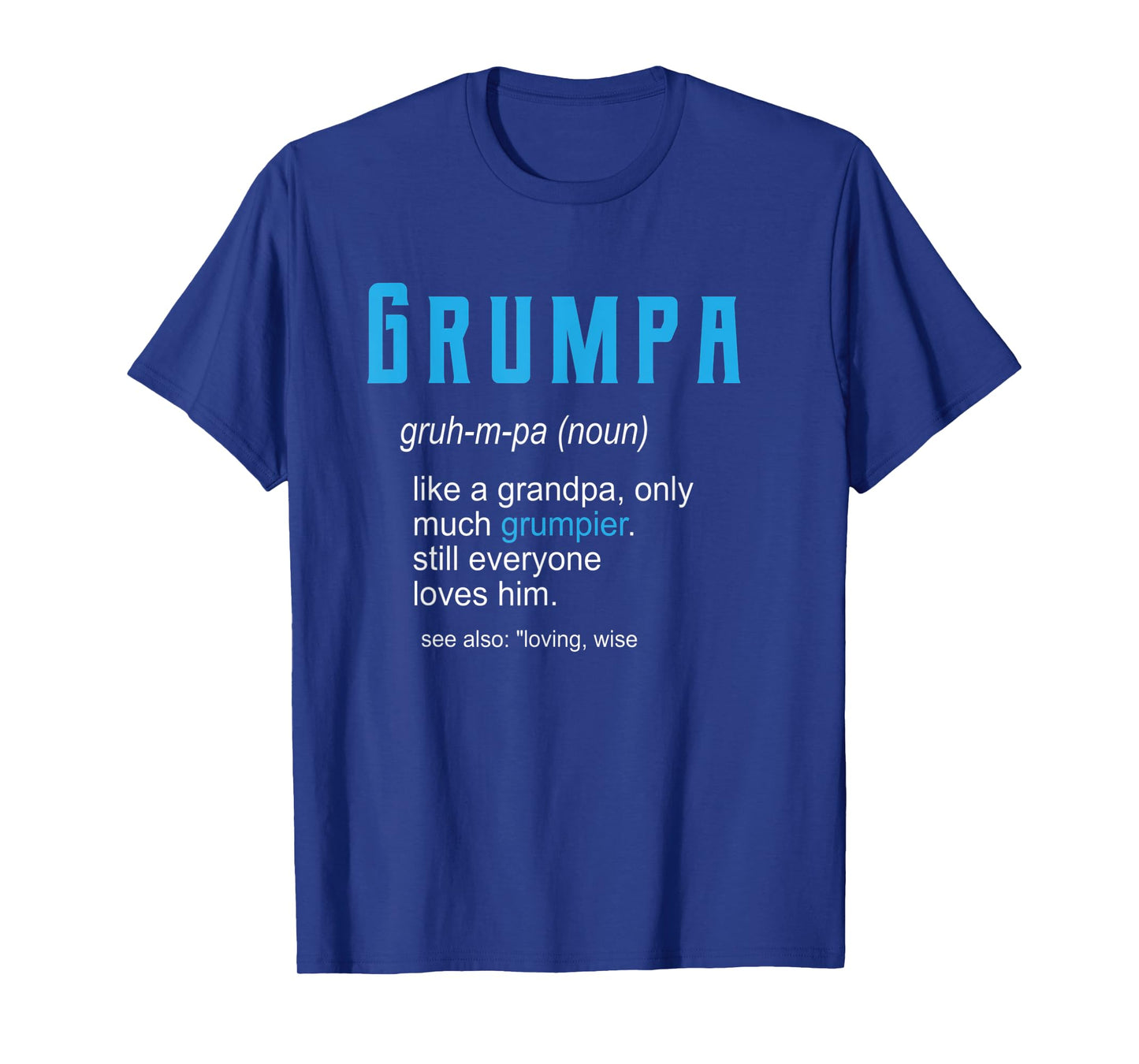Mens Pops Christmas Shirt for Grandpa, Funny Grumpa Definition T-Shirt