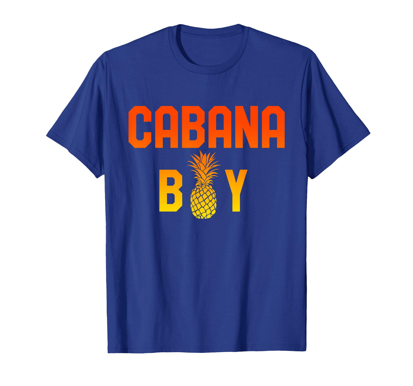 Cabana Boy T-Shirt Funny Pool Boy Beach Retro Pineapple Tee