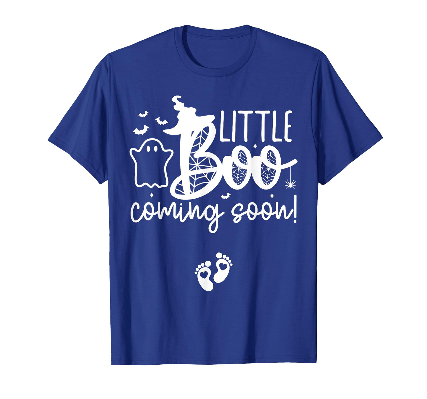Halloween Pregnancy Announcement Little Boo Coming Soon T-Shirt